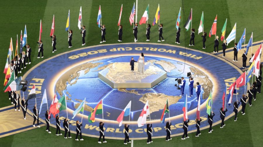 Tius Luka y Katy Perry en la inauguración de la apertura del Mundial 2026 en Estados Unidos 