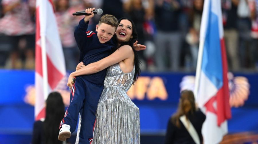 Tius Luka y Katy Perry en la inauguración de la apertura del Mundial 2026 en Estados Unidos 