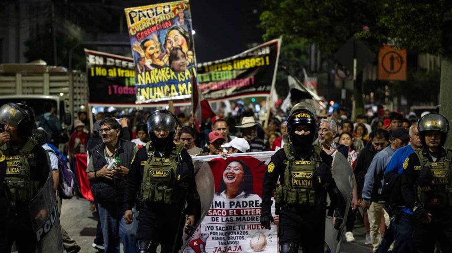 Protestas por las elecciones en Perú 14082026