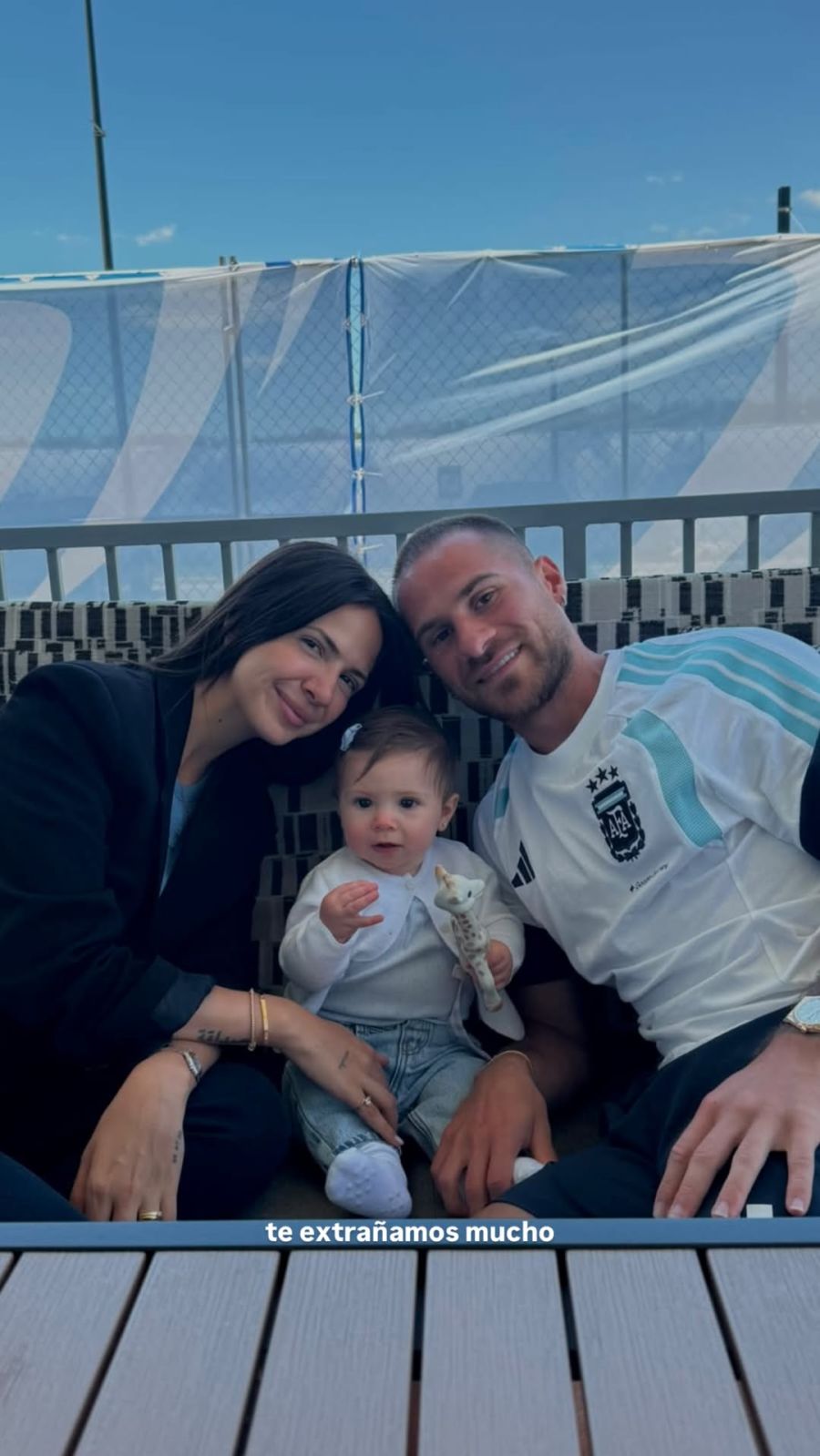 Alaia, Alexis Mac Allister y Ailén Cova en Estados Unidos