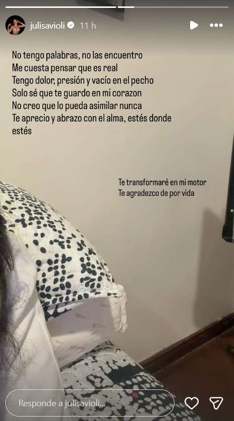 De Mario Pergolini a Juli Savioli y Marcelo Tinelli, los mensajes de famosos para despedir a Gaspi tras su trágica muerte