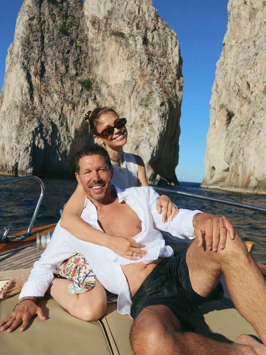 El cholo y Carla Pereyra