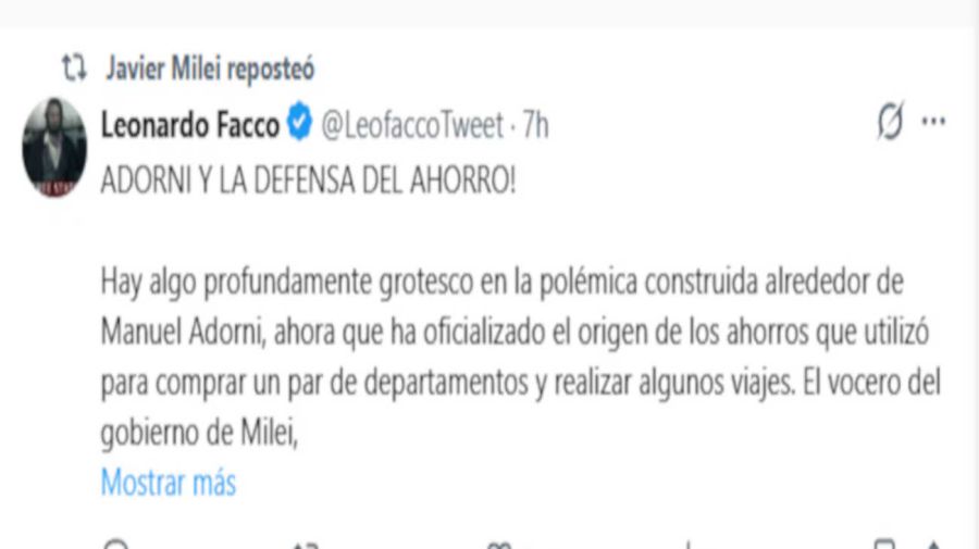 Manuel Adorni 15062026