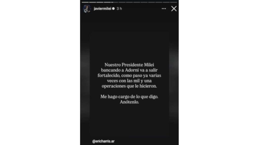 Manuel Adorni 15062026