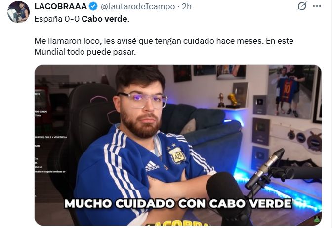 Memes España vs Cabo Verde