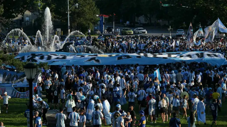 Banderazo de Argentinos en Kansas City 16062026