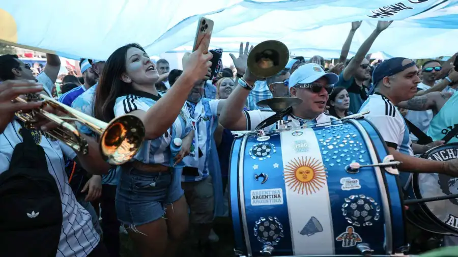 Banderazo de Argentinos en Kansas City 16062026
