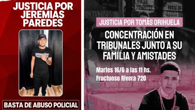 Convocatoria en tribunales Paredes y Orihuela