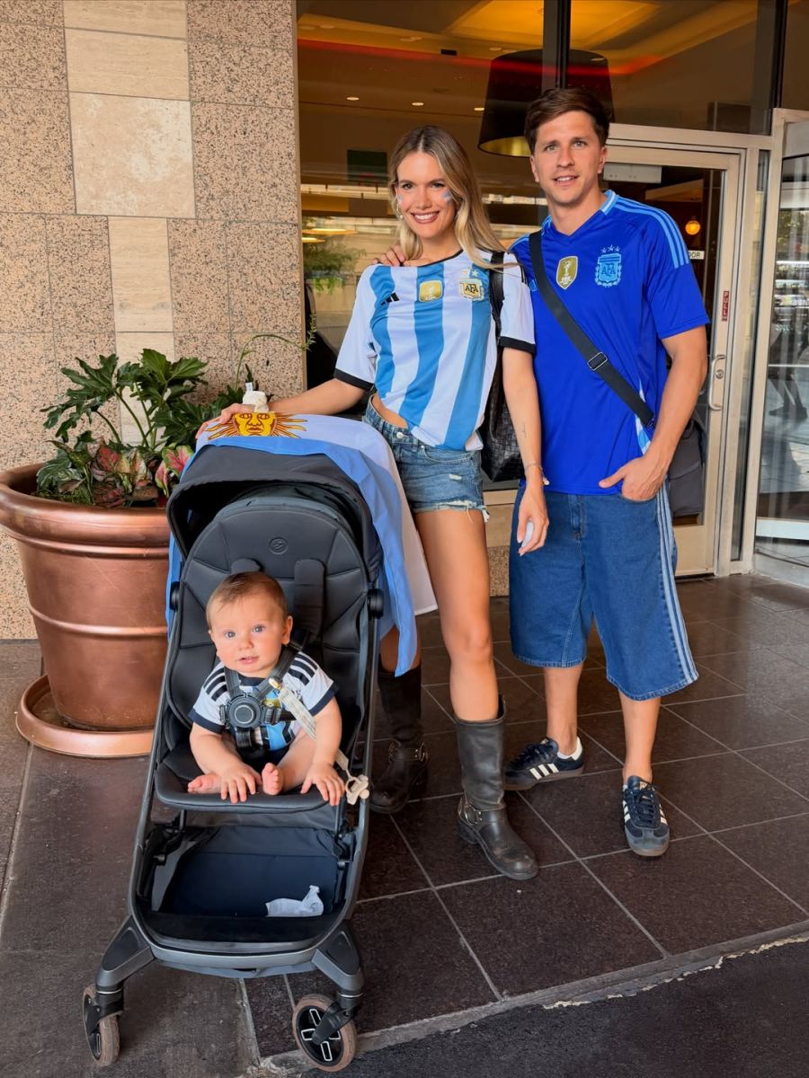 De Eva Bargiela y Caro Baldini a Stefi Demner, los looks argentinos en el banderazo para la selección en Estados Unidos 