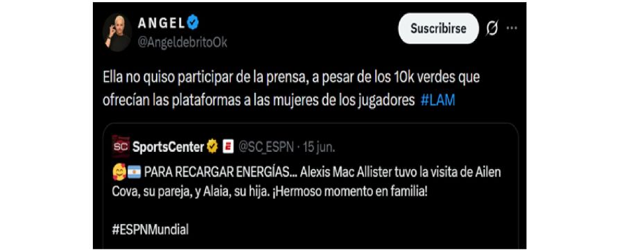 El dinero que rechazó Ailén Cova por Muchachas