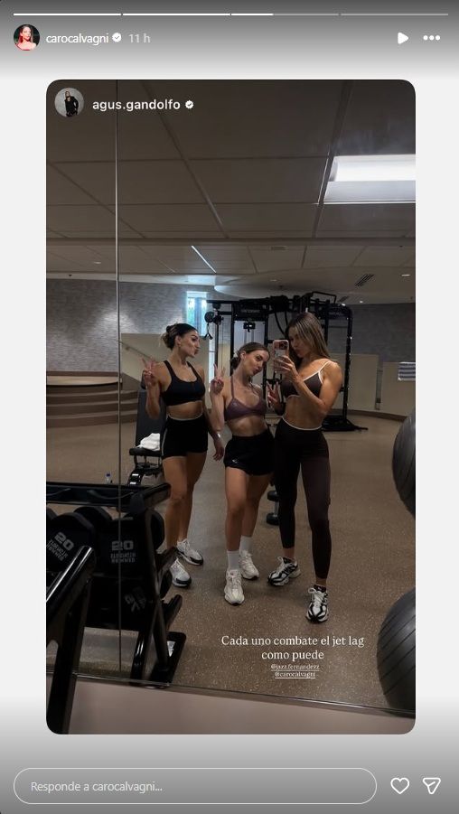 El encuentro entre Caro Calvagni y Agus Gandolfo en Estados Unidos