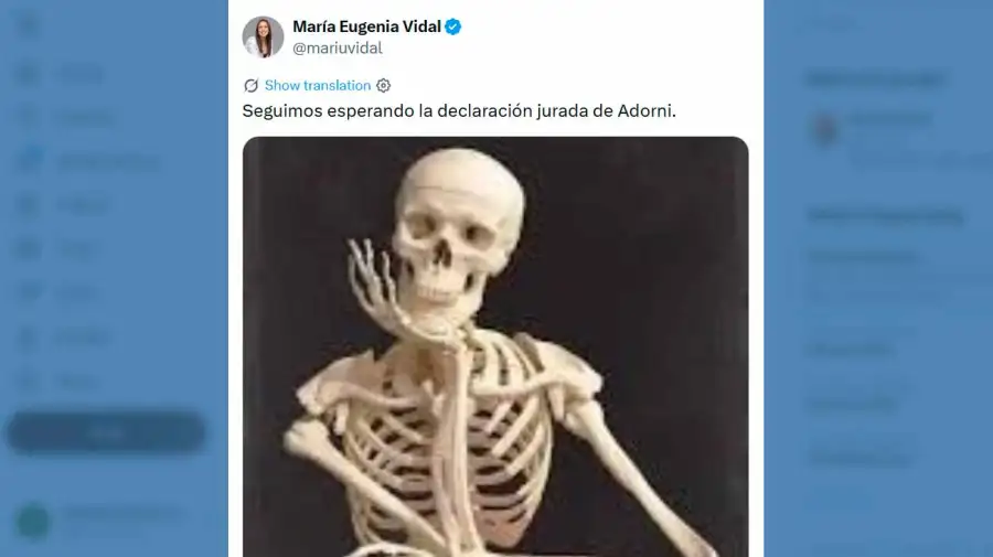 X María Eugenia Vidal 160620206