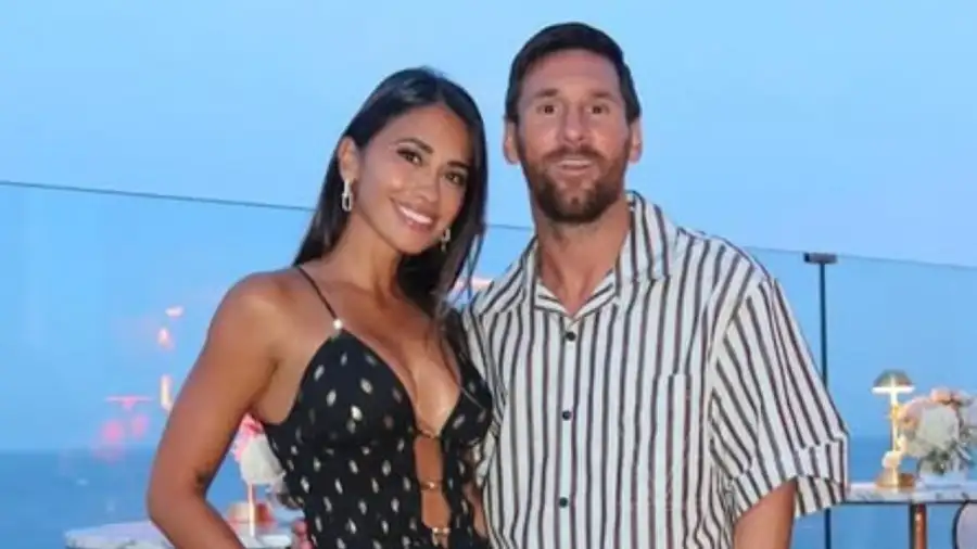 Antonela Roccuzzo y Lionel Messi