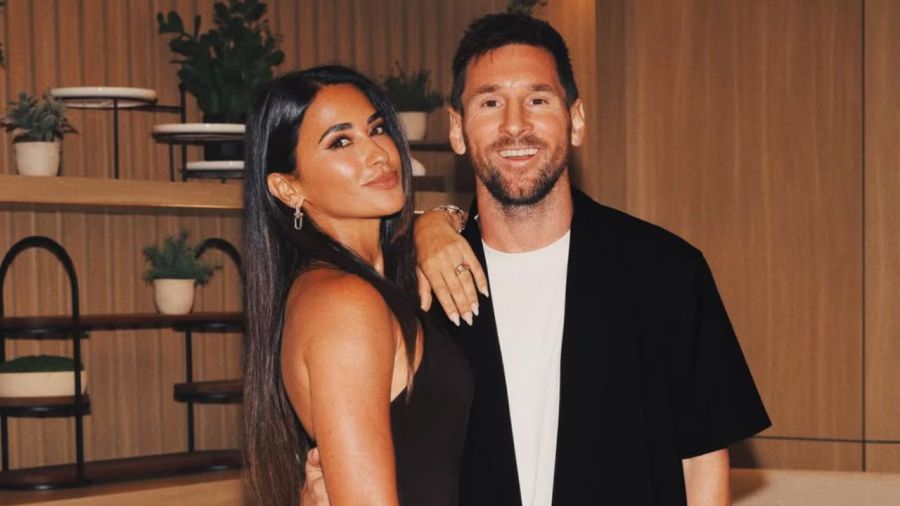 Antonela Roccuzzo y Lionel Messi