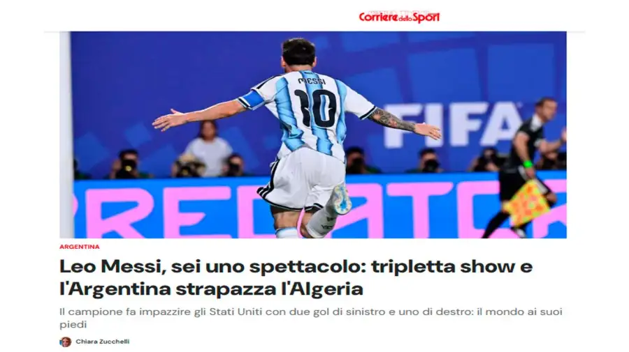 Cobertura Internacional de Messi 17062026