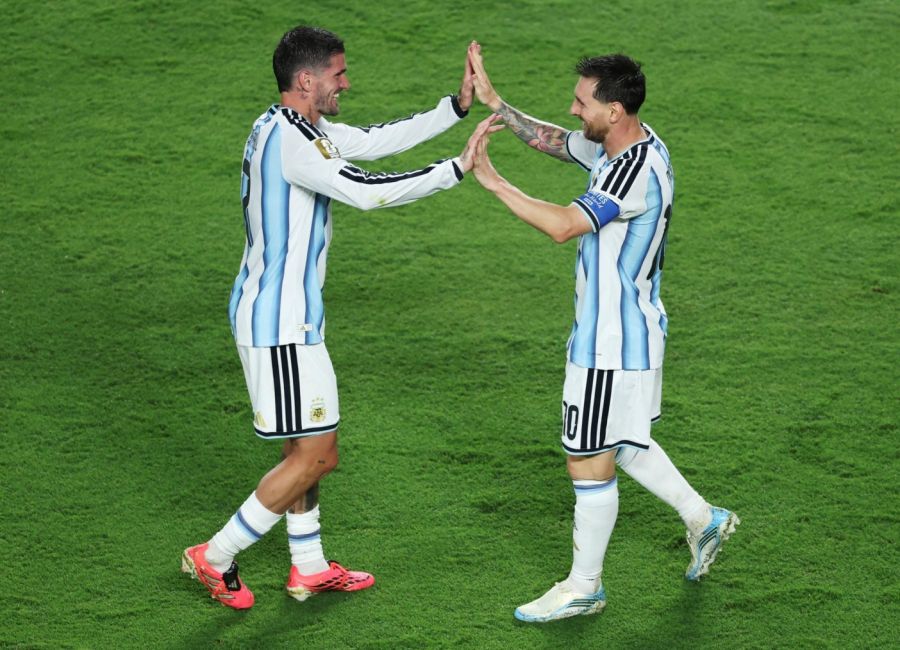 De Paul y Messi
