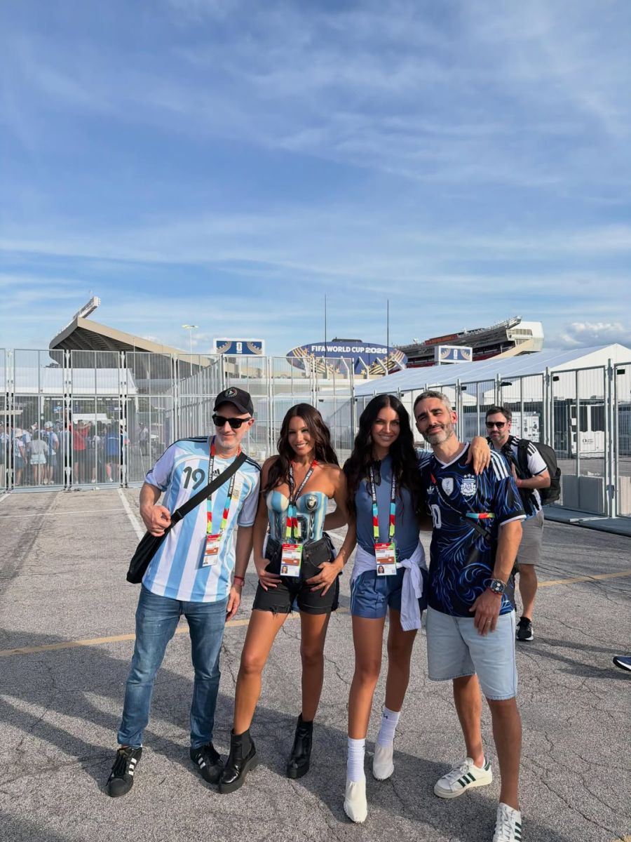 El impactante look de Pampita en el Mundial 2026
