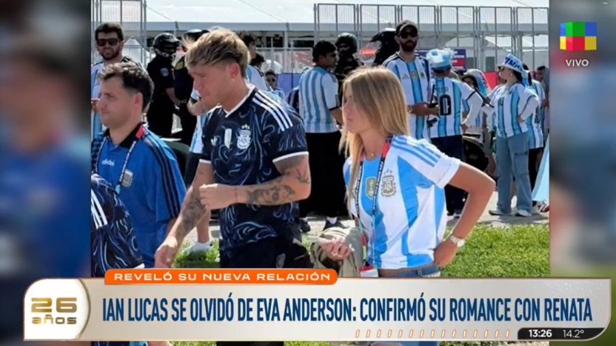 Ian Lucas con su novia