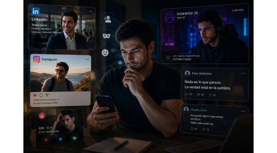 La doble vida digital masculina: cuando internet se convierte en un laboratorio de identidades