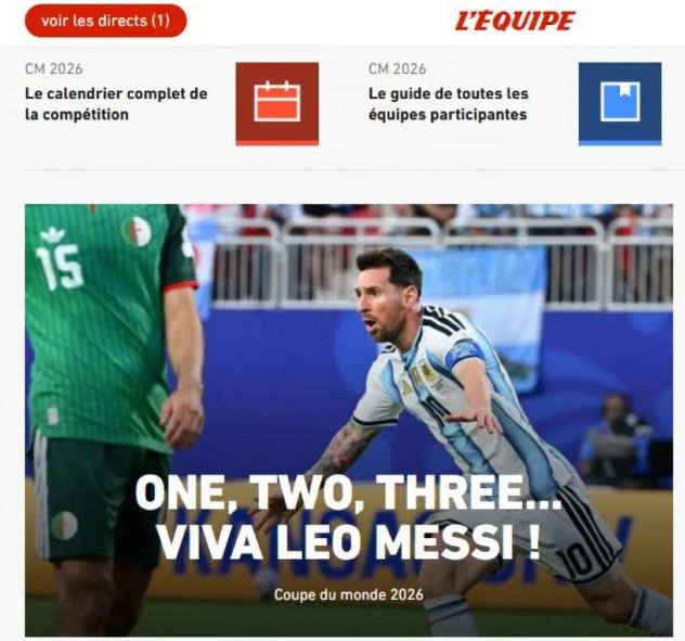 La prensa extranjera se rindió a los pies de Messi