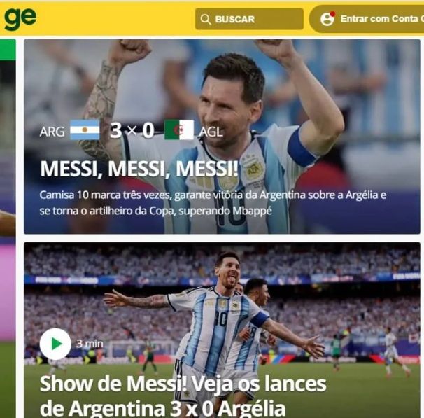 La prensa extranjera se rindió a los pies de Messi