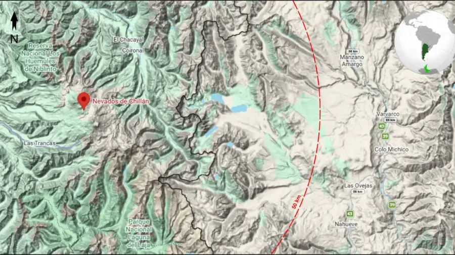 Mapa de Ubicación - Cv. Nevados de Chilán 17062026
