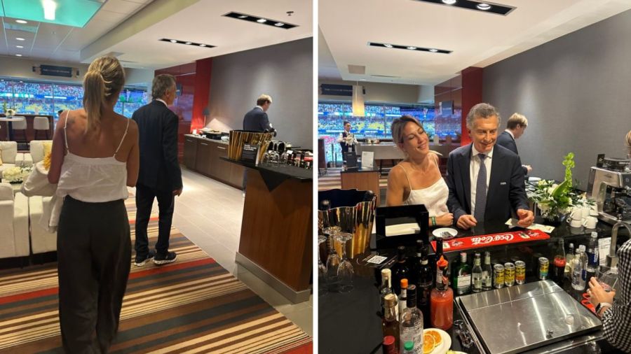 Mauricio Macri en el Mundial