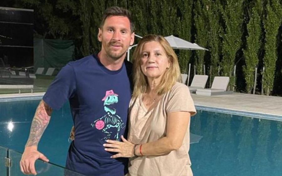 Celia Cuccittini y Lionel Messi