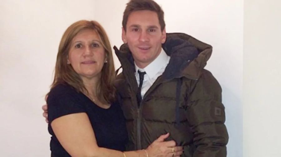 Celia Cuccittini y Lionel Messi