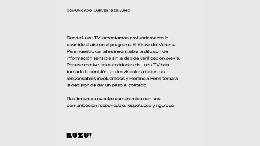 comunicado Luzu