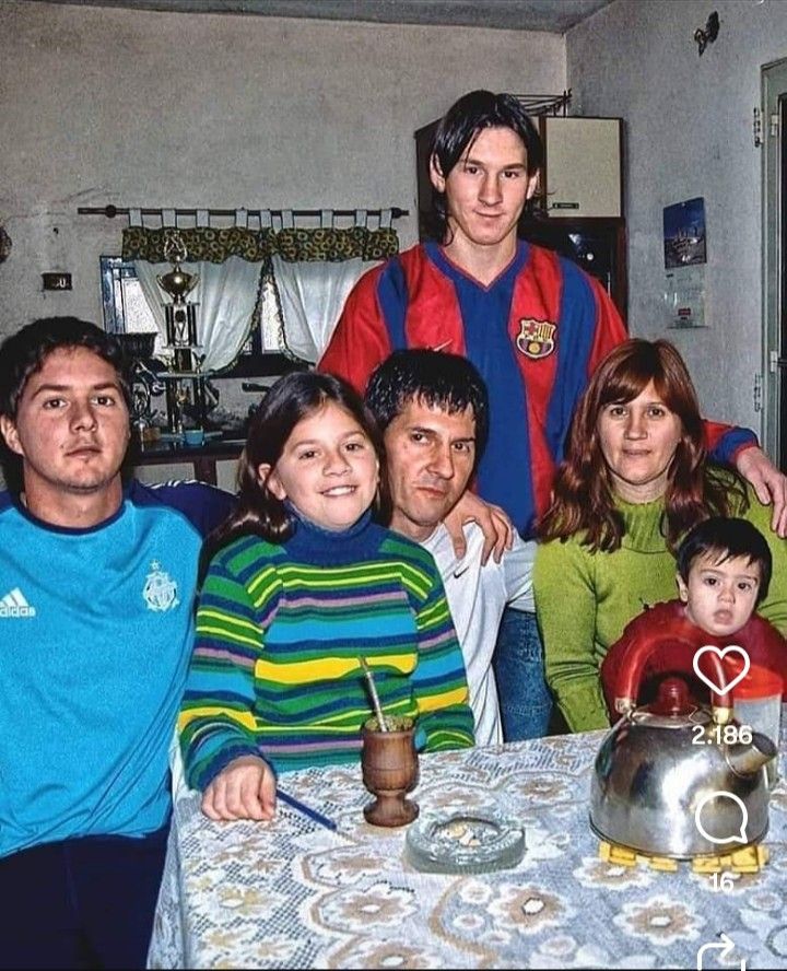 Lionel Messi y Jorge Messi