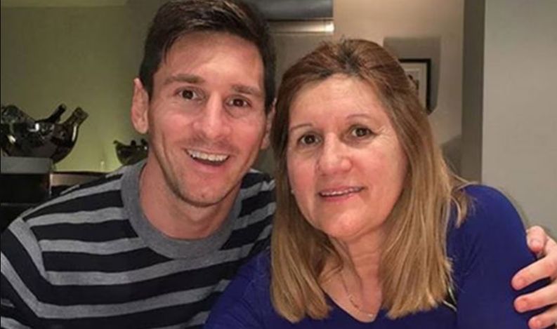 Lionel Messi y su mamá Celia Cuccittini