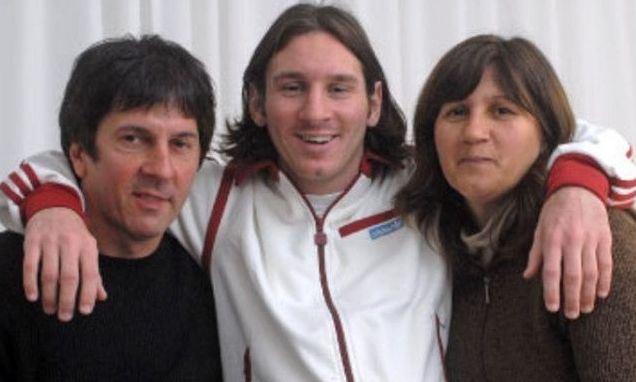 Lionel Messi y su mamá Celia Cuccittini