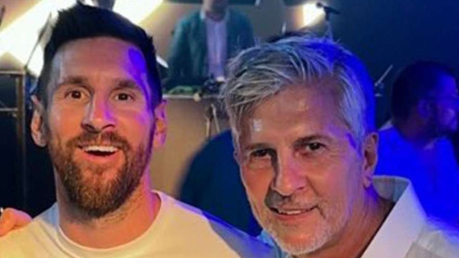 Lionel Messi y su papá, Jorge Messi