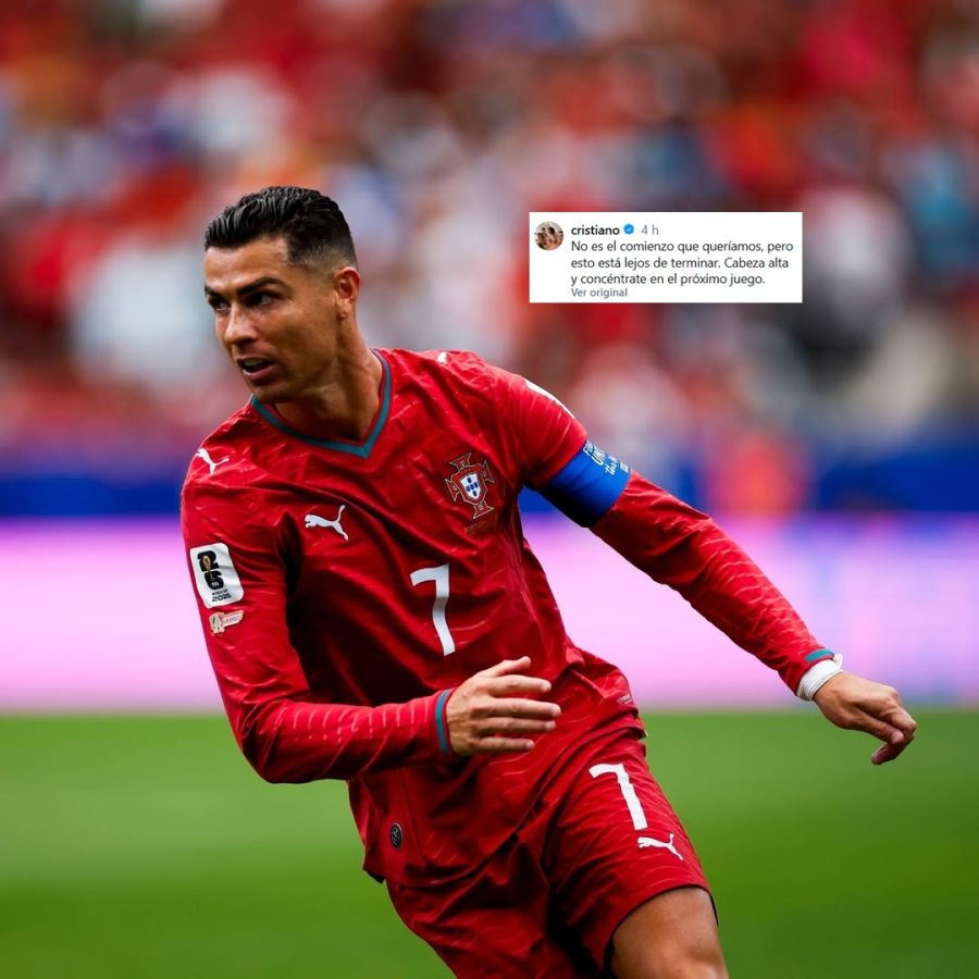 Posteo de Cristiano Ronaldo