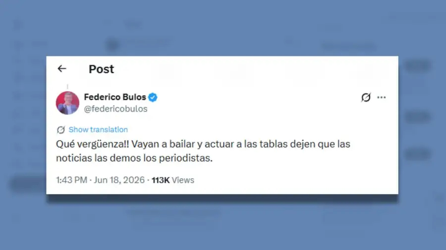 Posteo Federico Bulos 18062026
