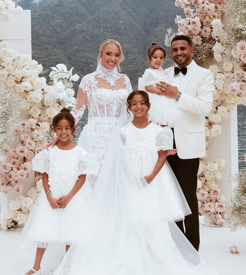 Taylor Ward, Riyad Mahrez y sus hijas