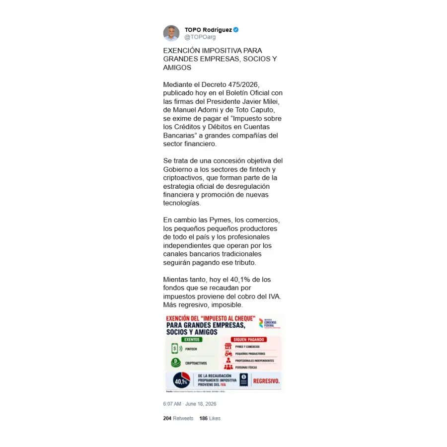 Alejandro Rodríguez contra LLA