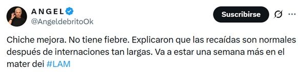 Ángel de Brito reveló detalles sobre la salud de Chiche Gelblung