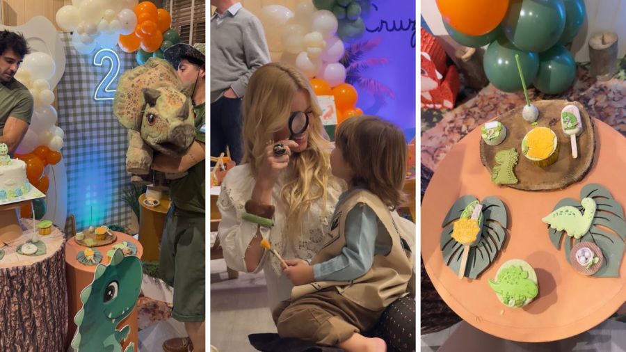 El cumpleaños de Cruz Urcera, el hijo de Nicole Neumann