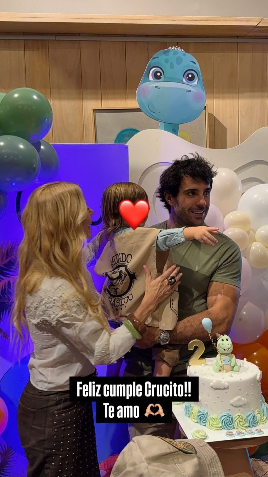 El cumpleaños de Cruz Urcera, el hijo de Nicole Neumann