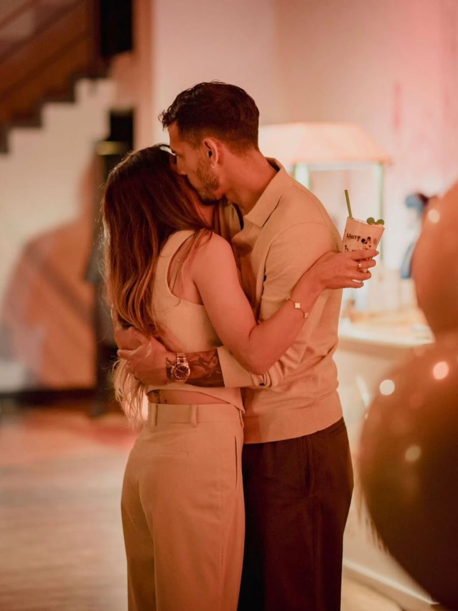 Leandro Paredes y Camila Galante