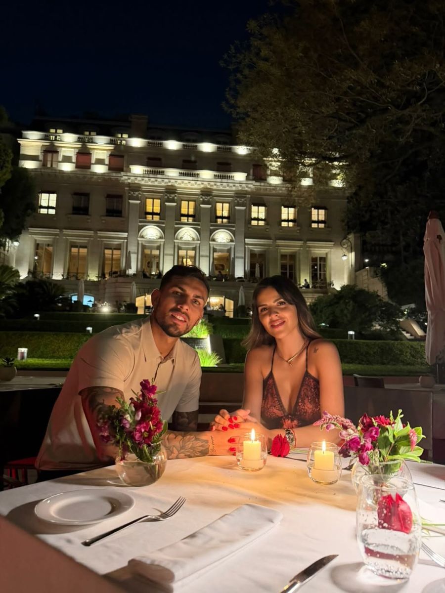Leandro Paredes y Camila Galante