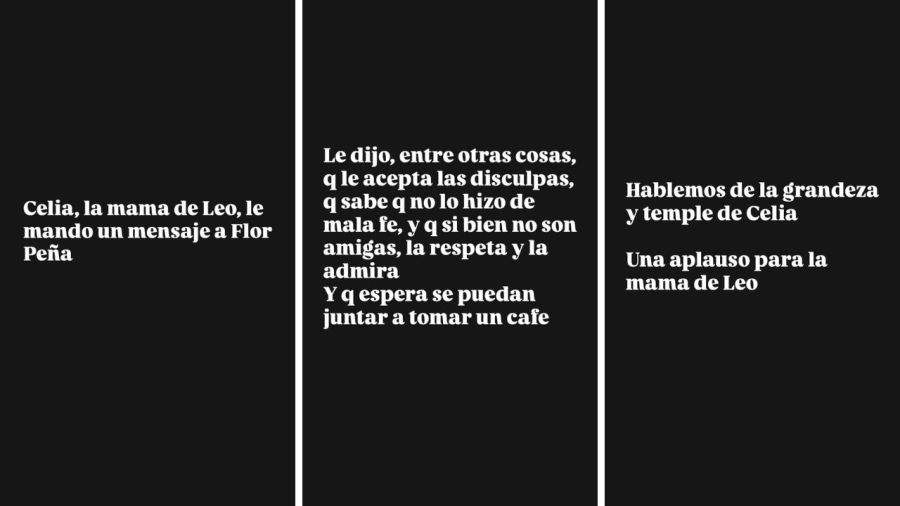 Lionel Messi, Celia Cuccitinni