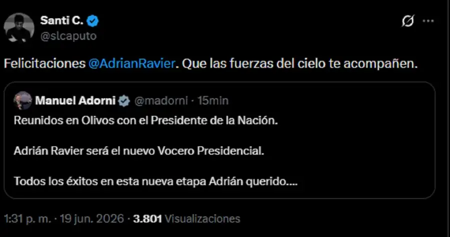 Manuel Adorni