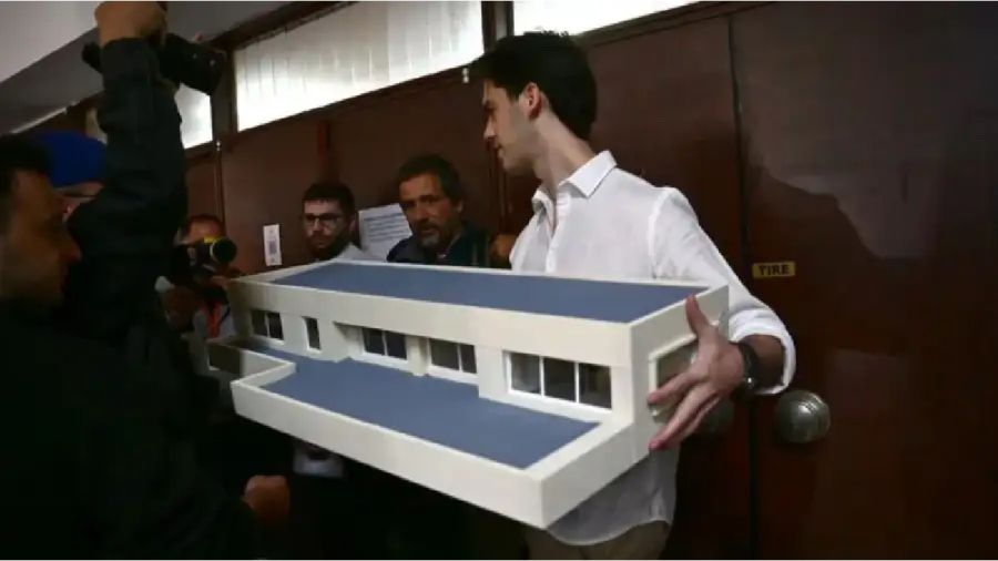 Maqueta de la casa donde murió Diego Maradona 20260619