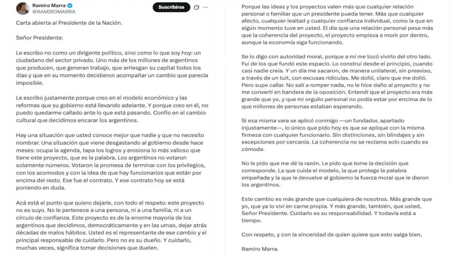 Ramiro Marra X 18062026