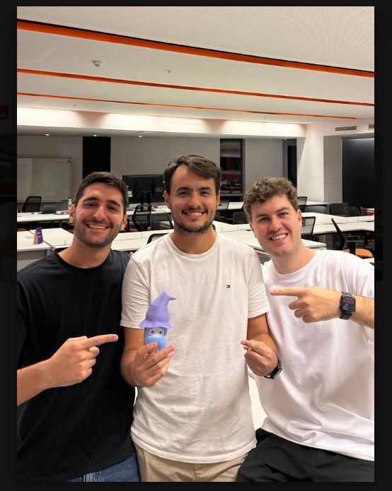 Tomás Dáscola, Gonzalo Alegre y Ignacio Turelli: fundadores de Clickie 