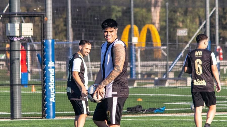 Tomás y Lionel Messi