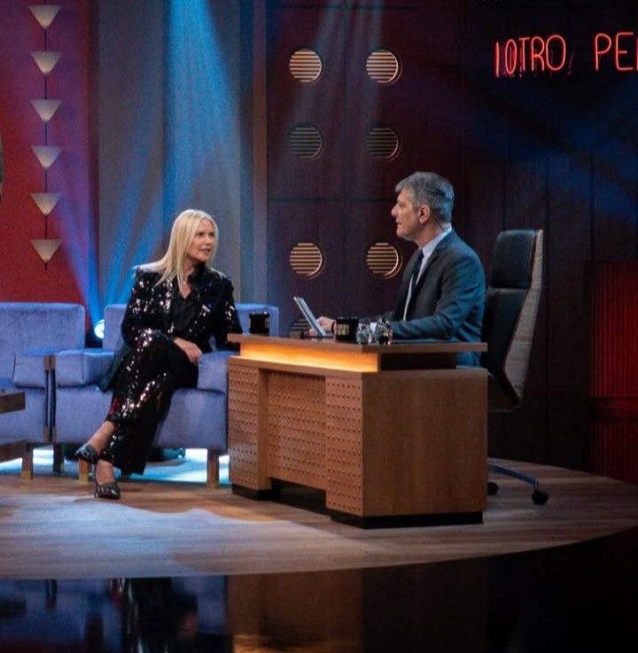 Valeria Mazza con Mario Pergolini